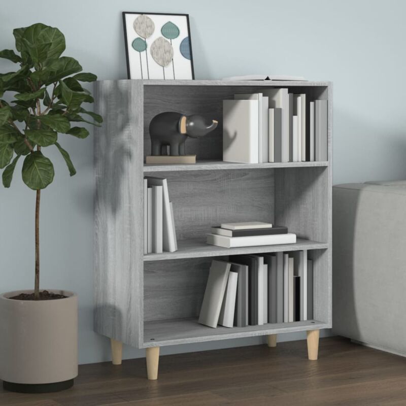 foto del prodotto vidaxl credenza grigio sonoma 69,5x32,5x90 cm in legno multistrato