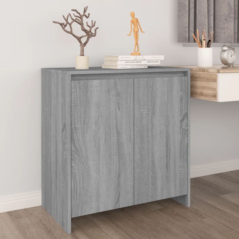 foto del prodotto vidaxl credenza grigio sonoma 70x41x75 cm in legno multistrato