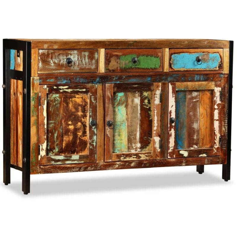 foto del prodotto vidaxl credenza in legno massello di recupero 120x35x76 cm
