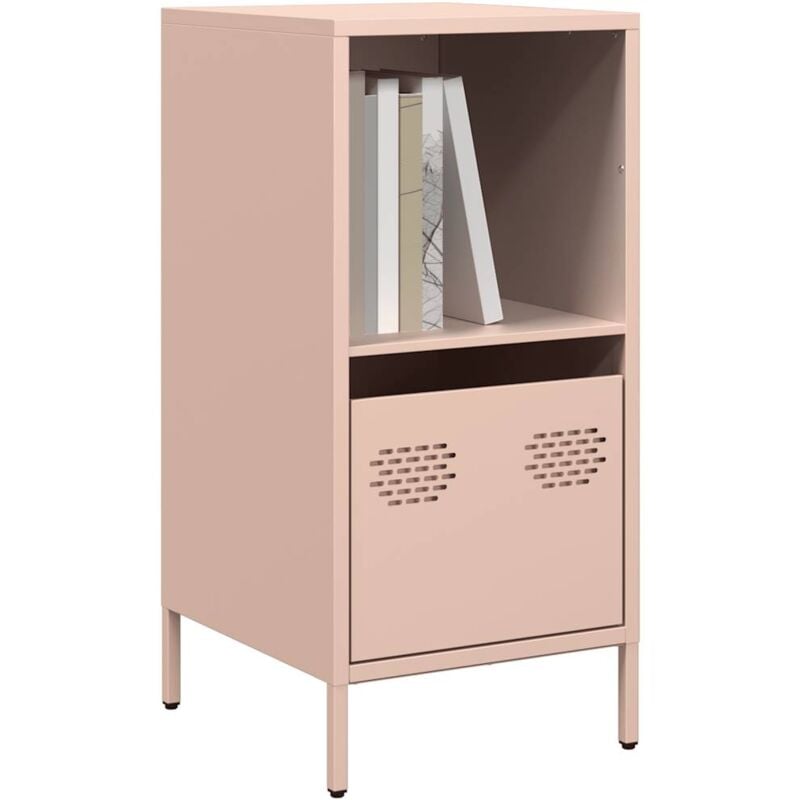 foto del prodotto vidaxl credenza rosa 35x39x73,5 cm in acciaio laminato a freddo