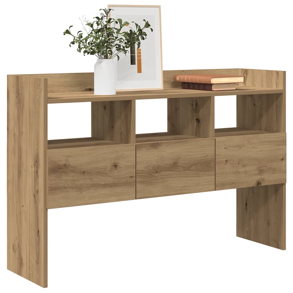 foto del prodotto vidaxl credenza rovere artigianale 105x30x70 cm in legno multistrato