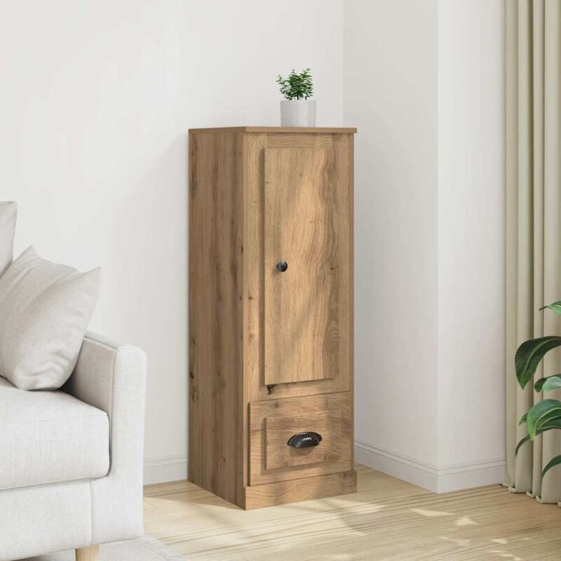 foto del prodotto vidaxl credenza rovere artigianale 36x35,5x103,5 cm legno multistrato