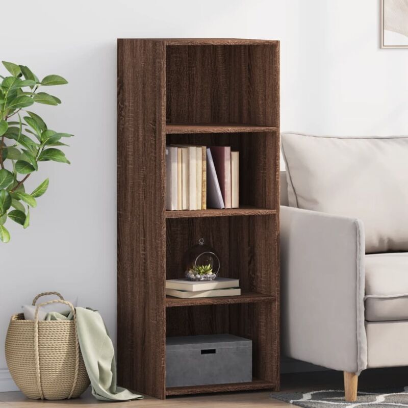 foto del prodotto vidaxl credenza rovere marrone 45x41x124cm in legno multistrato