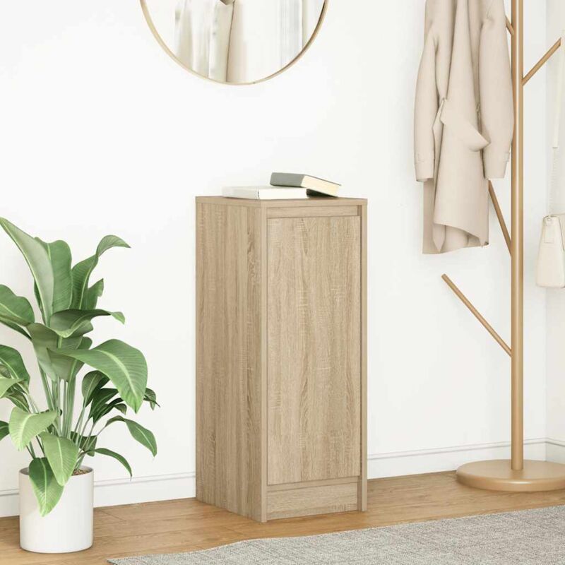 foto del prodotto vidaxl credenza rovere sonoma 29,5x34x76 cm in legno multistrato