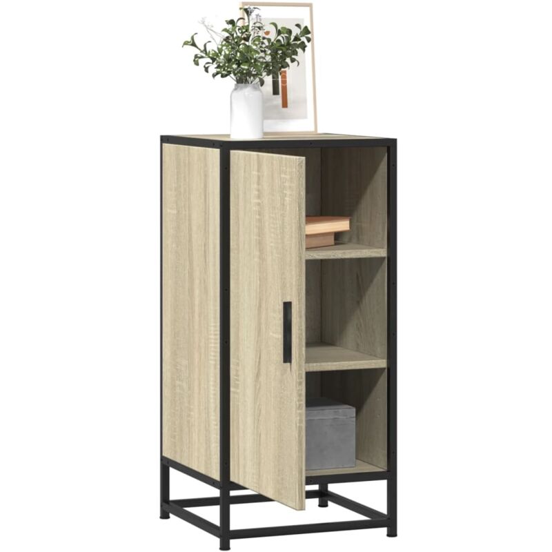 foto del prodotto vidaxl credenza rovere sonoma 35,5x35x76 cm in truciolato