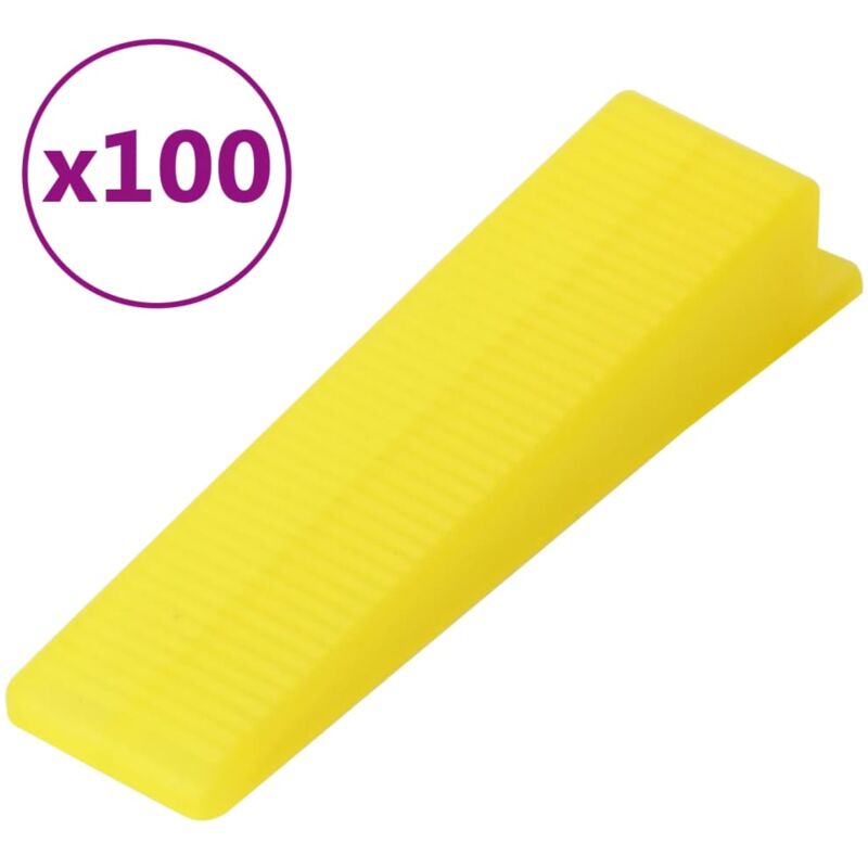 foto del prodotto vidaxl cunei di livellamento per piastrelle 100 pz