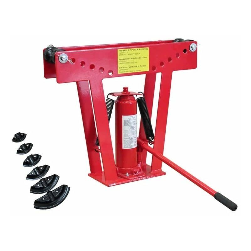 foto del prodotto vidaxl curvatubi idraulico manuale con 6 matrici 12 tonnellate 535603