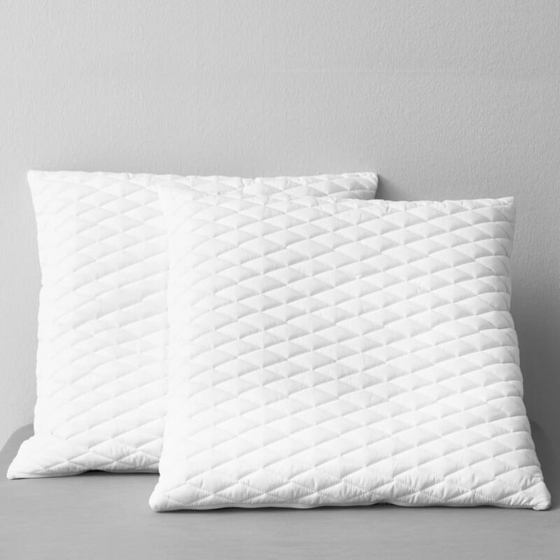 foto del prodotto vidaxl cuscini 2 pz 80x80x14 cm in memory foam 488294