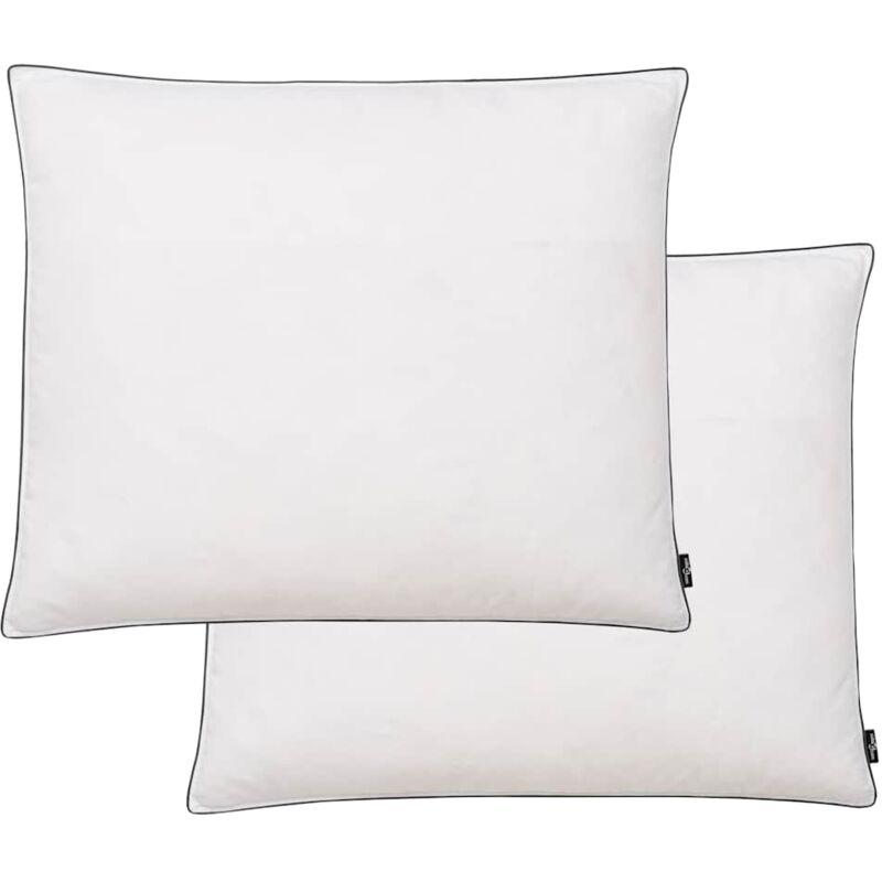 foto del prodotto vidaxl cuscini 2 pz in mix di piume 70x60 cm bianchi