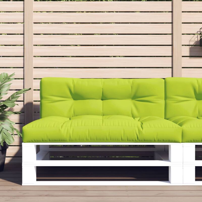 foto del prodotto vidaxl cuscini per divani in pallet 2 pz verde intenso in tessuto