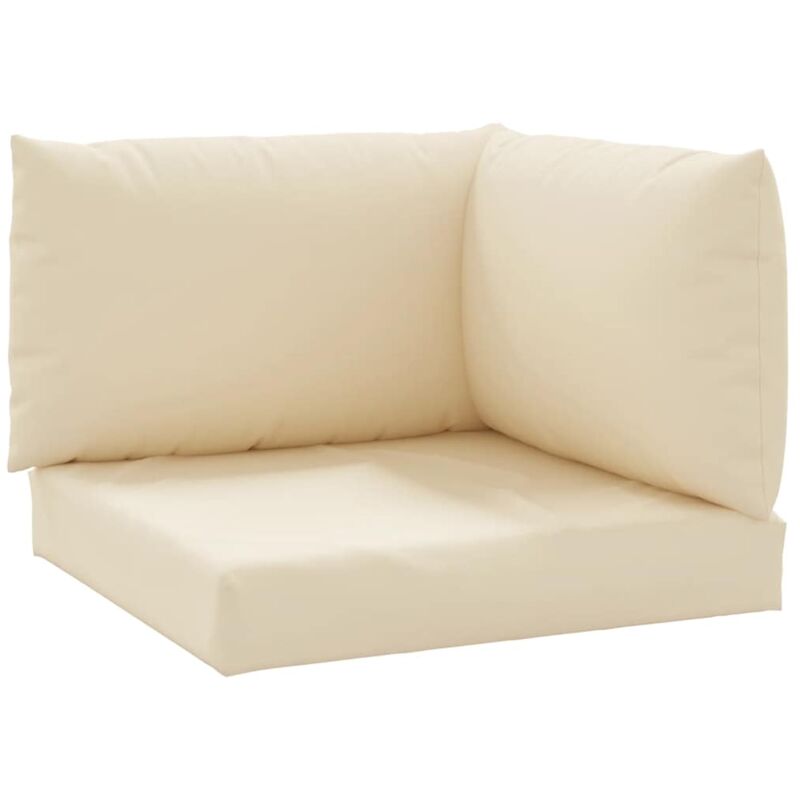 foto del prodotto vidaxl cuscini per pallet 3 pz beige in tessuto oxford