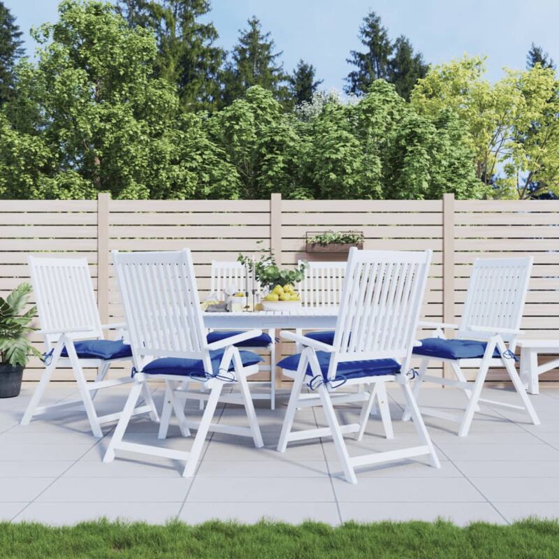 foto del prodotto vidaxl cuscini per pallet 6 pz blu 50x50x7 cm tessuto oxford