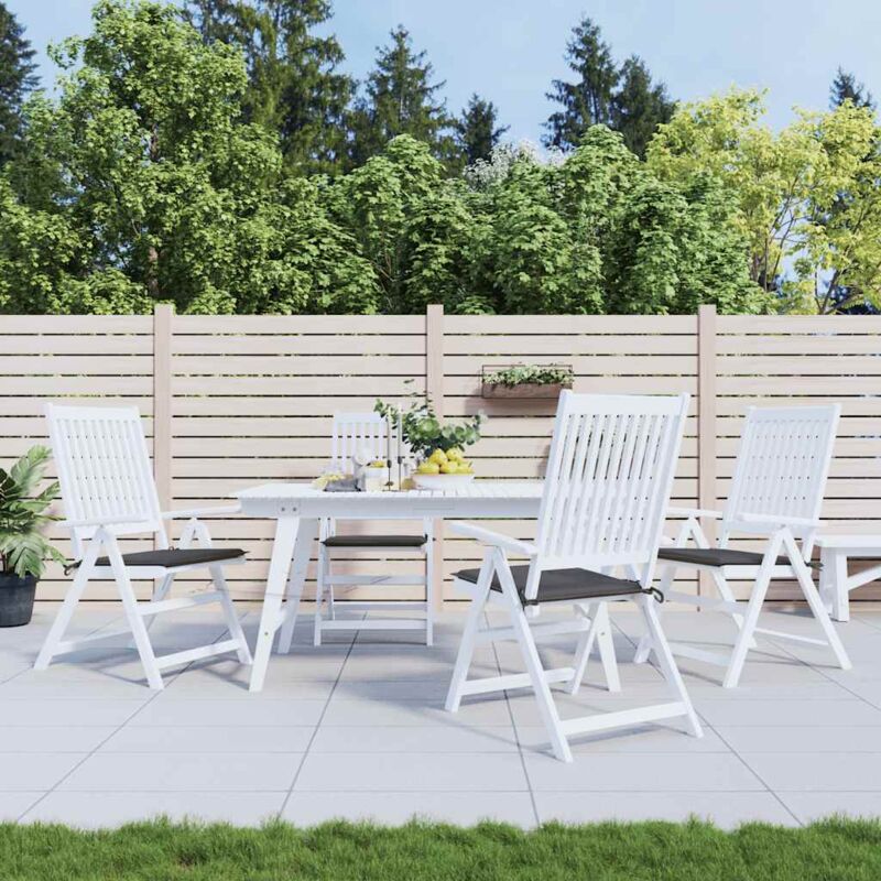 foto del prodotto vidaxl cuscini per sedia 4 pz antracite 40x40x3 cm in tessuto oxford