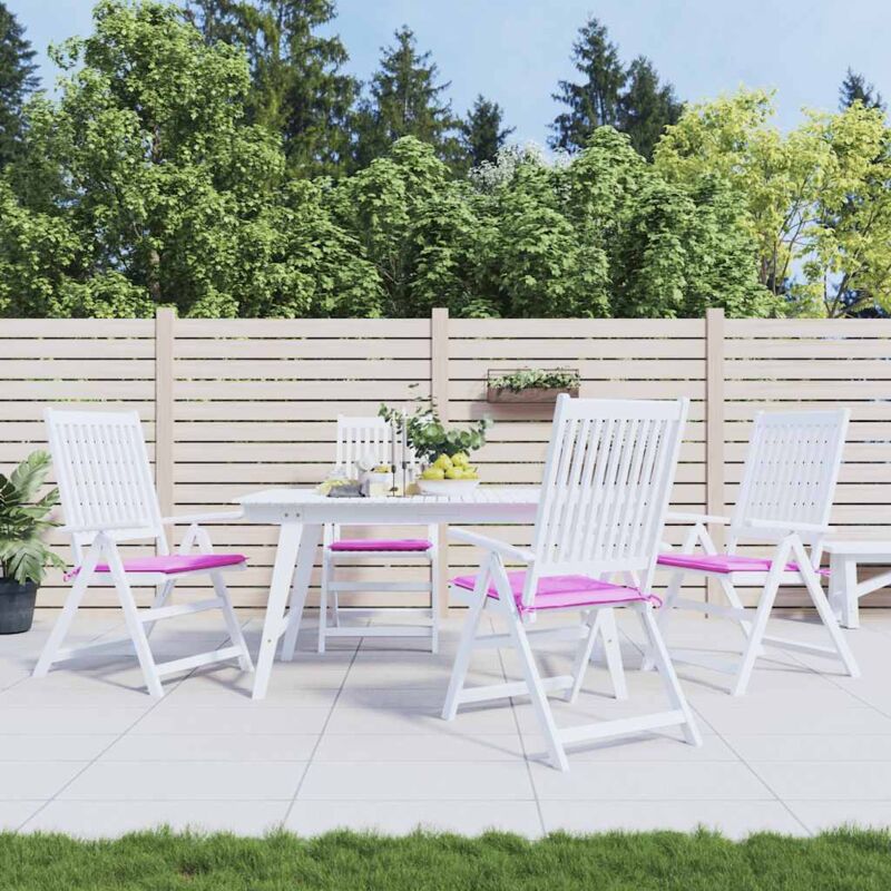 foto del prodotto vidaxl cuscini per sedia 4 pz rosa 40x40x4 cm in tessuto