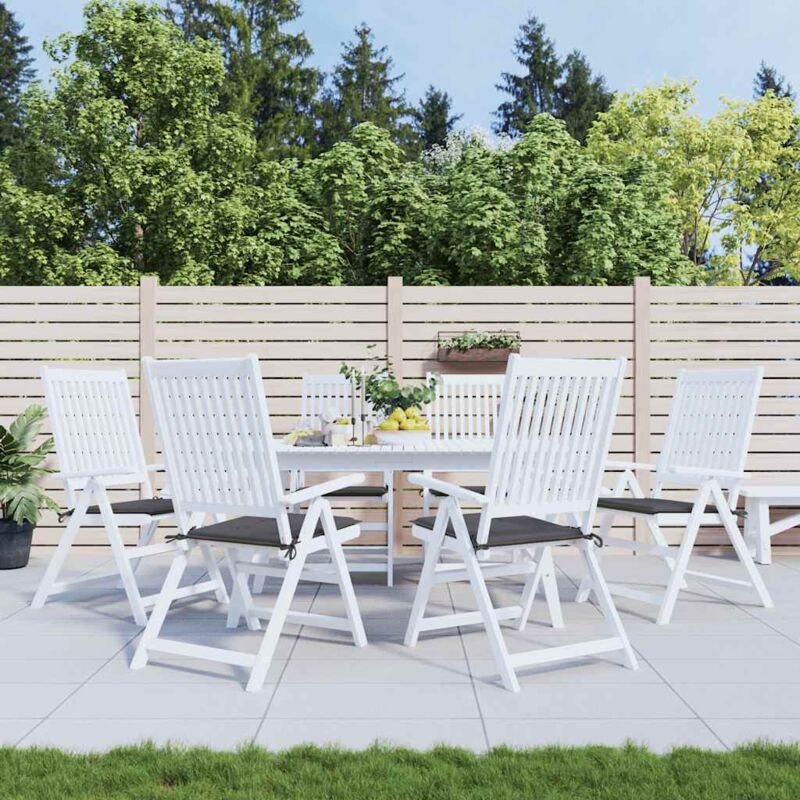 foto del prodotto vidaxl cuscini per sedia 6 pz antracite 40x40x3 cm in tessuto oxford