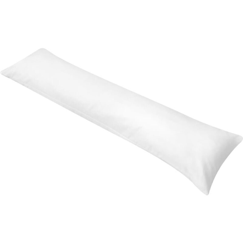 foto del prodotto vidaxl cuscino lungo con traversina laterale 40x145 cm bianco