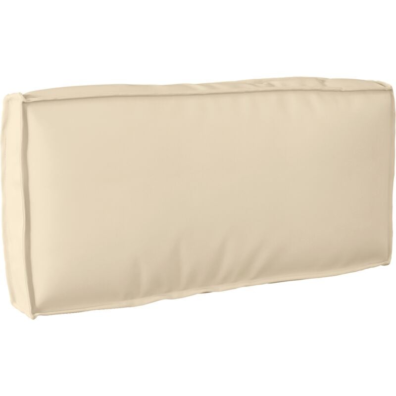 foto del prodotto vidaxl cuscino pallet per schienale beige 80x40x12 cm