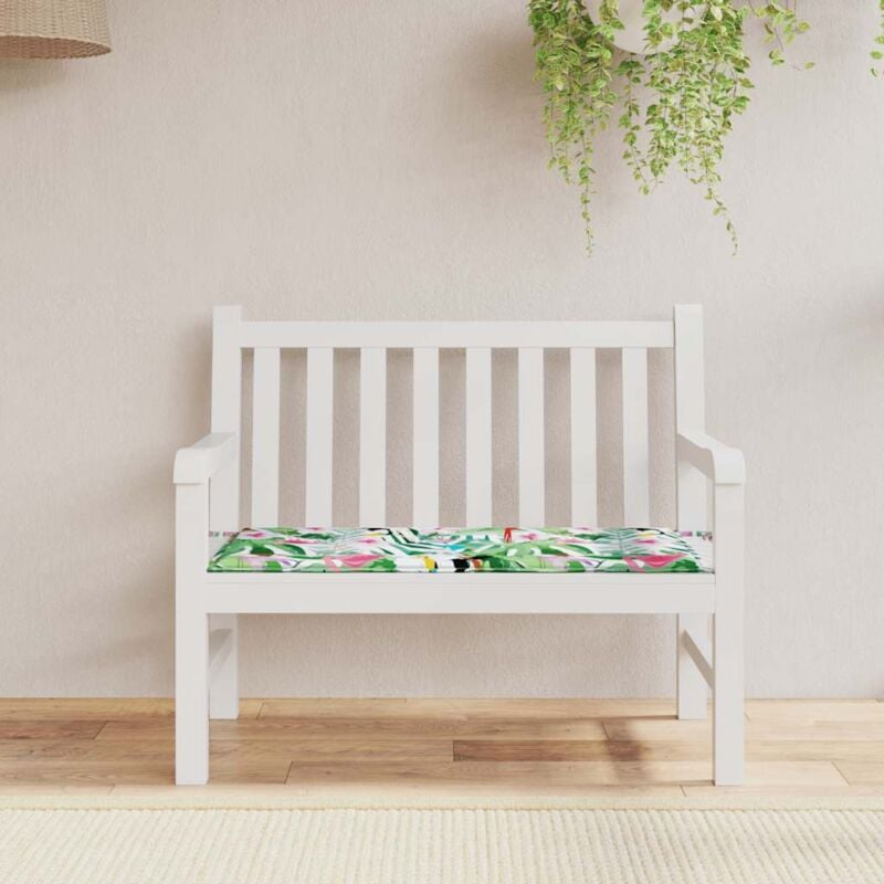 foto del prodotto vidaxl cuscino panca da giardino multicolore 120x50x4cm tessuto oxford