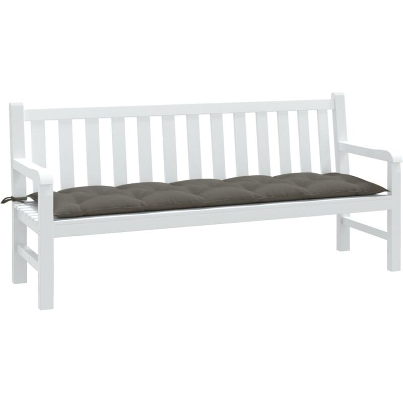 foto del prodotto vidaxl cuscino panca giardino grigio scuro m lange 180x50x7 cm tessuto