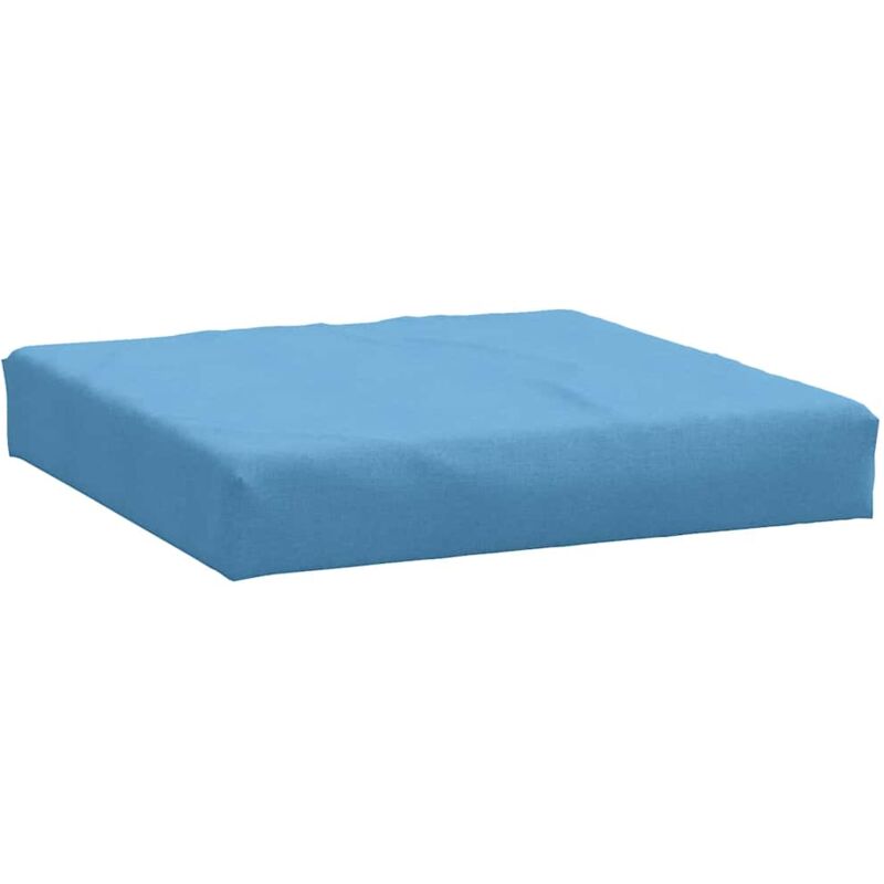 foto del prodotto vidaxl cuscino per pallet blu m lange 60x60x9,5 cm in tessuto
