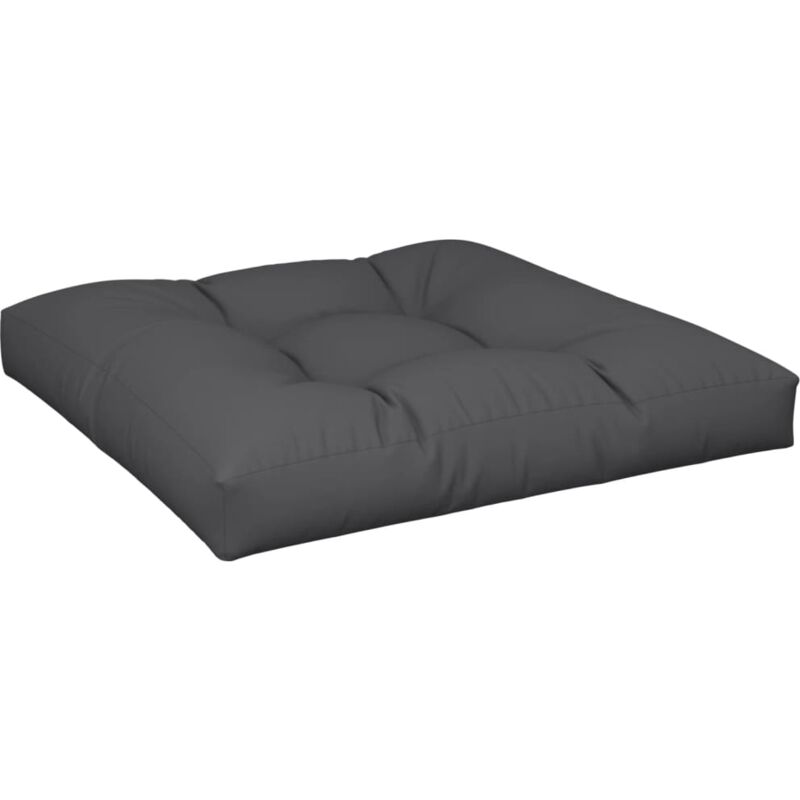 foto del prodotto vidaxl cuscino per pallet nero 70x70x12 cm in tessuto