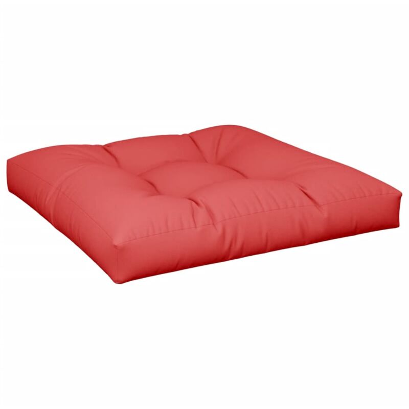 foto del prodotto vidaxl cuscino per pallet rosso 80x80x12 cm in tessuto