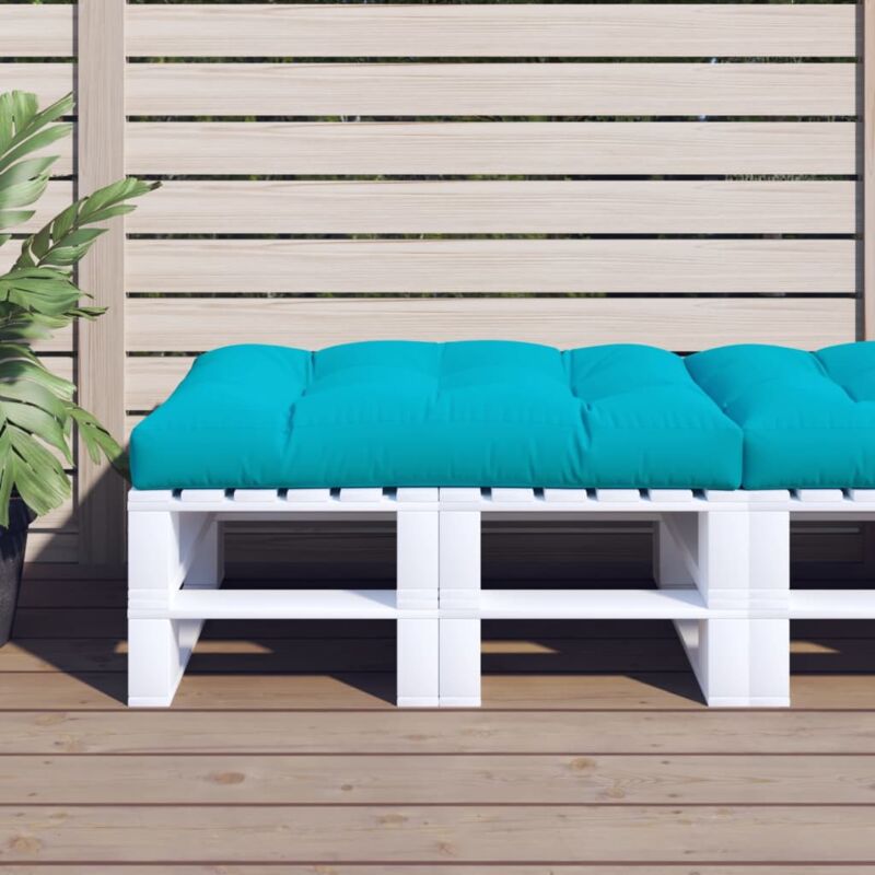foto del prodotto vidaxl cuscino per pallet turchese 120x80x12 cm in tessuto