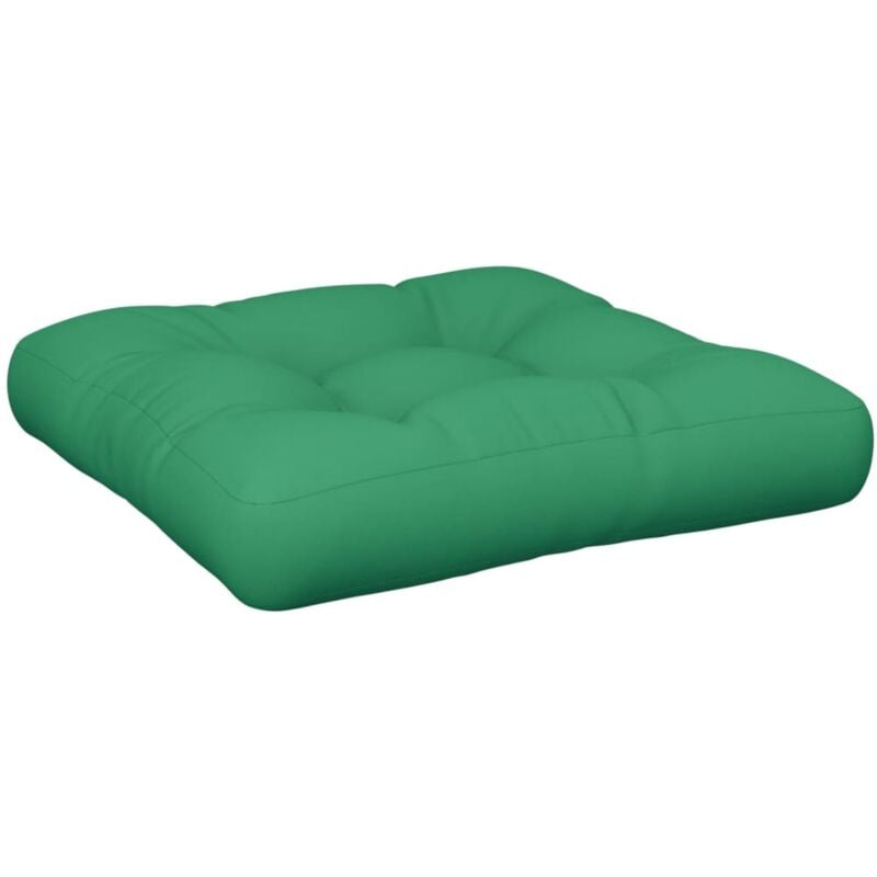 foto del prodotto vidaxl cuscino per pallet verde in tessuto