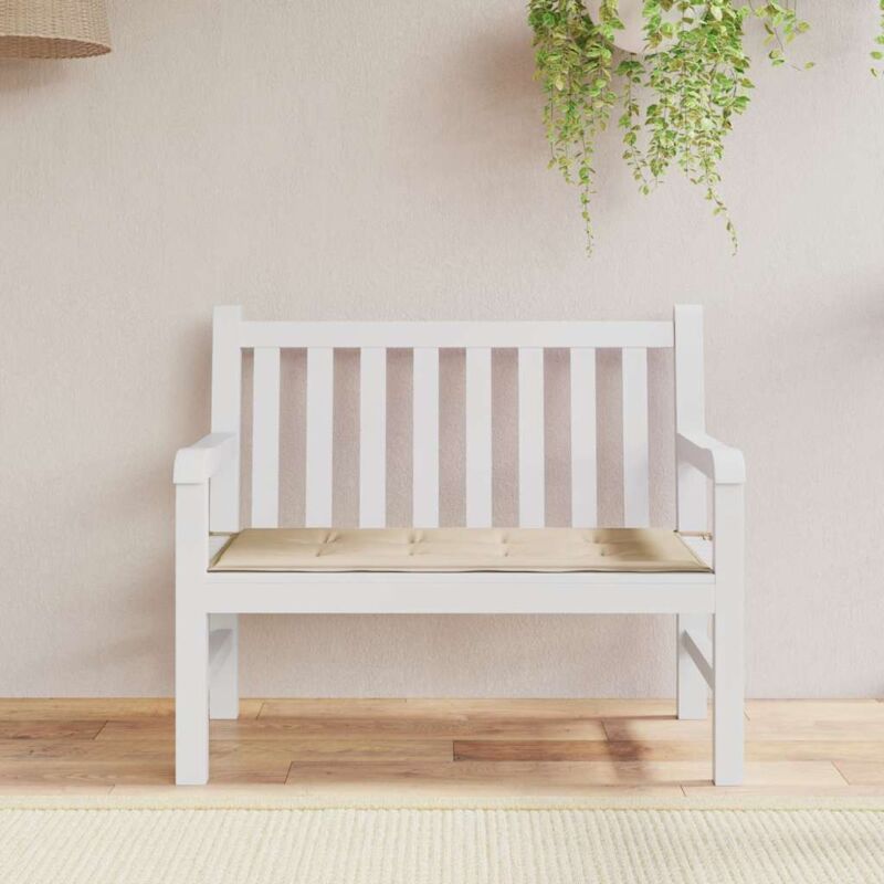 foto del prodotto vidaxl cuscino per panca beige 120x50x4 cm in tessuto oxford