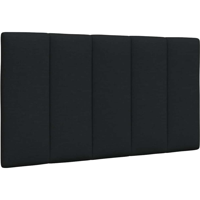 foto del prodotto vidaxl cuscino testiera nero 80 cm in tessuto