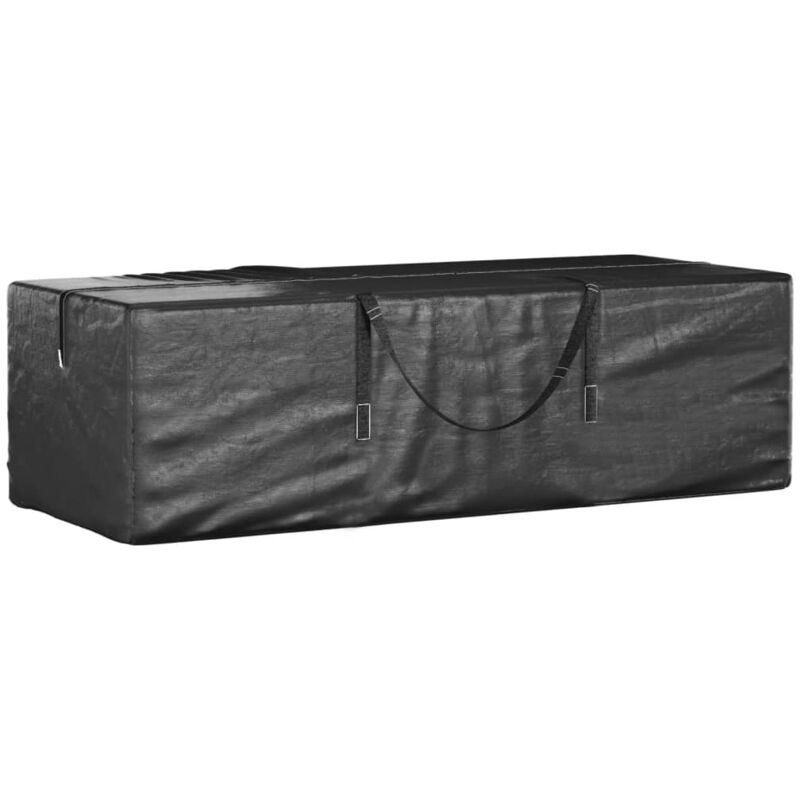 foto del prodotto vidaxl custodia per albero di natale nera 135x40x55 cm polietilene