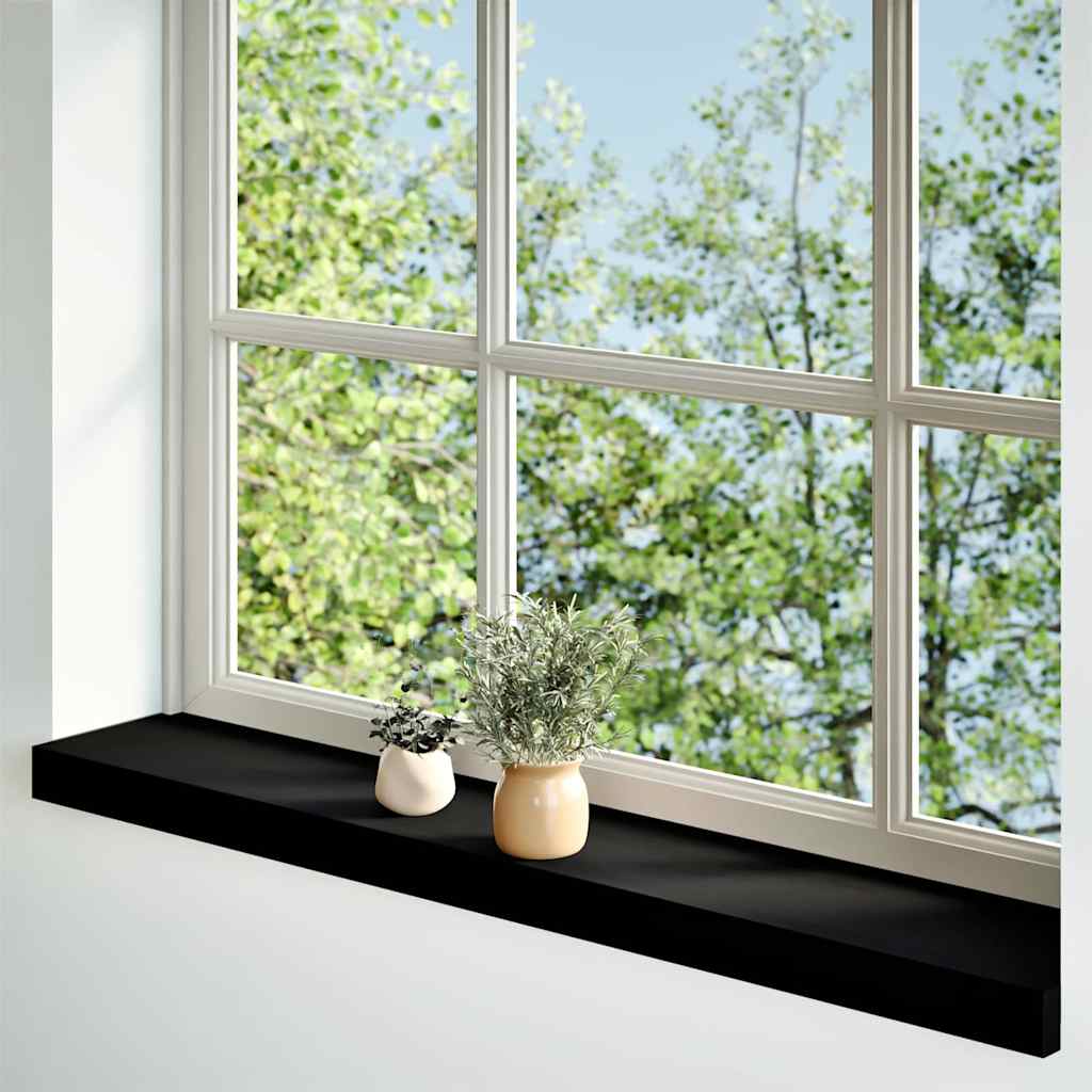 foto del prodotto vidaxl davanzali 2 pz marrone scuro 100x15x2 cm legno massello rovere