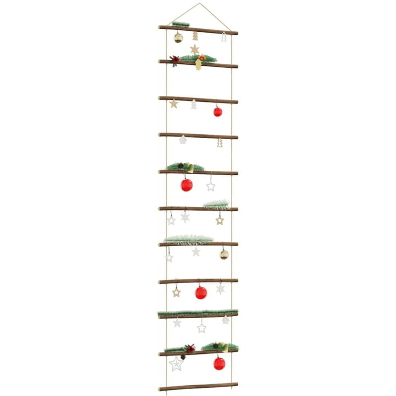 foto del prodotto vidaxl decorazione da parete a forma di scala 50x200 cm ramo naturale