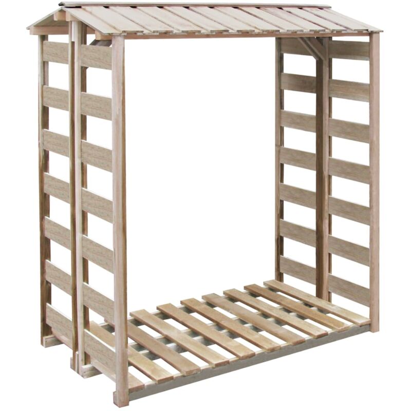 foto del prodotto vidaxl deposito per legname capanno in legno di pino impregnato varie dimensioni dimensioni 150x100x176 cm
