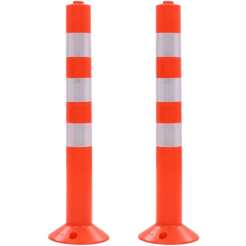 foto del prodotto vidaxl dissuasore del traffico 2 pz plastica 75 cm