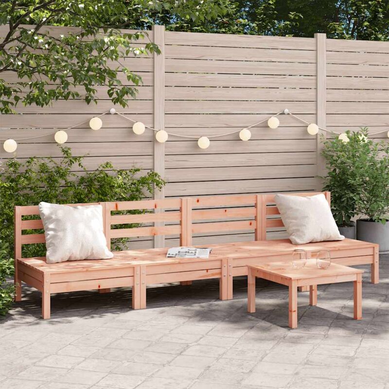 foto del prodotto vidaxl divani senza braccioli da giardino 4pz legno massello douglas