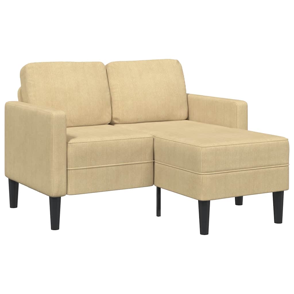 foto del prodotto vidaxl divano 2 posti con chaise a l verde grigio 125 cm lino