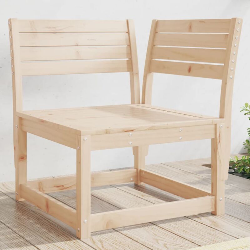 foto del prodotto vidaxl divano angolare da giardino 73x73x78 cm legno massello di pino