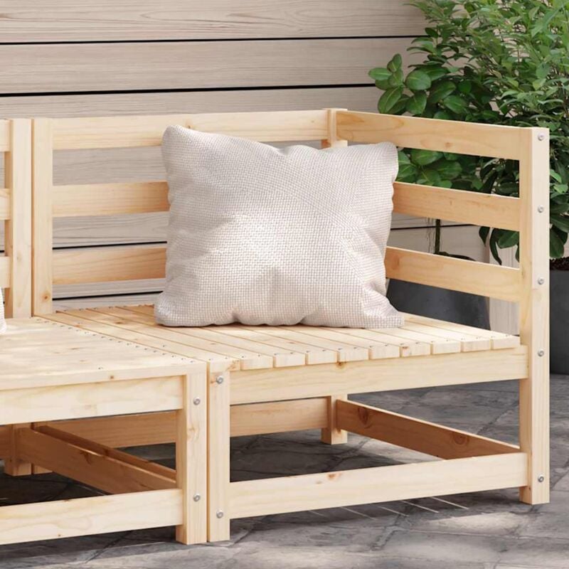foto del prodotto vidaxl divano angolare da giardino in legno massello di pino