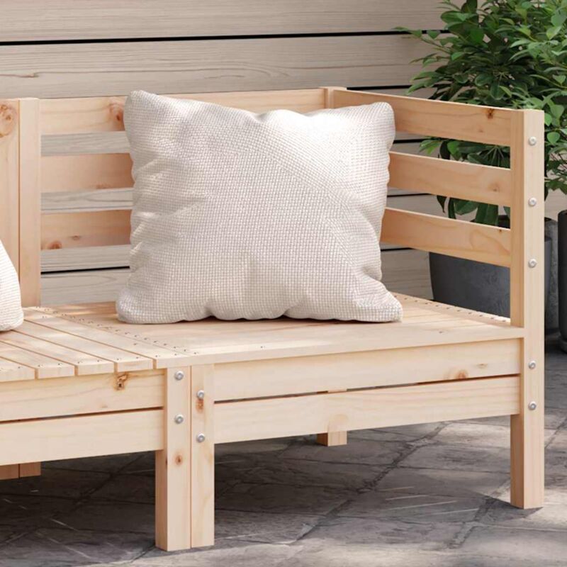 foto del prodotto vidaxl divano angolare da giardino in legno massello di pino