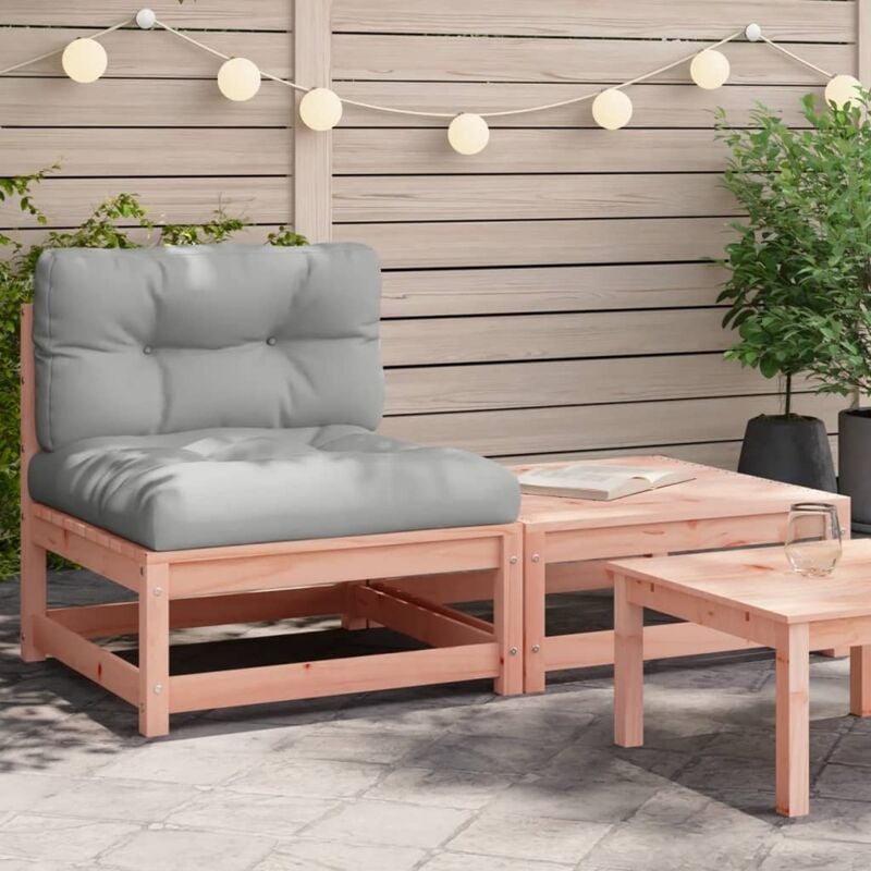foto del prodotto vidaxl divano da giardino senza braccioli con cuscini e poggiapiedi