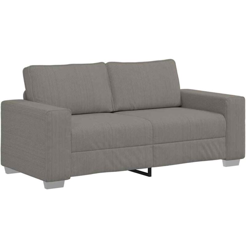 foto del prodotto vidaxl divano divanetto grigio chiaro 140cm tessuto di velluto a coste