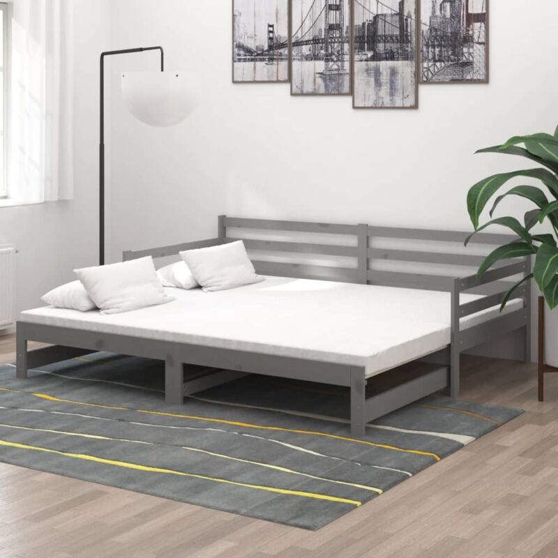 foto del prodotto vidaxl divano letto con piano estraibile 90x200 cm design semplice vari colori colore grigio