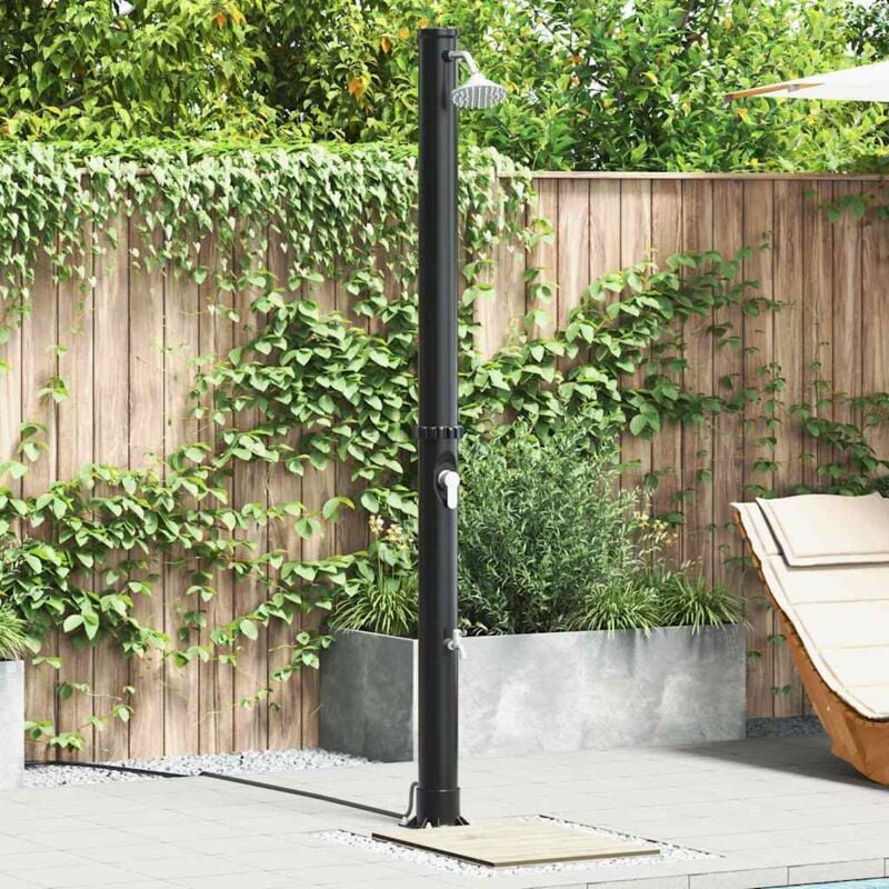 foto del prodotto vidaxl doccia solare all aperto con rubinetto 217 cm 20 l