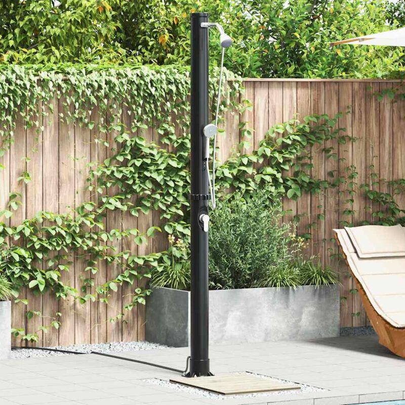 foto del prodotto vidaxl doccia solare all aperto con soffione portatile 217 cm 20 l