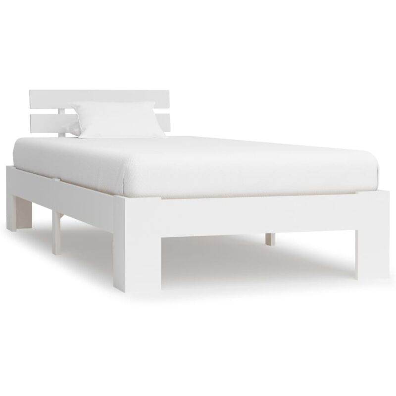 foto del prodotto vidaxl dormeuse estraibile senza materasso bianca legno pino 100x200cm