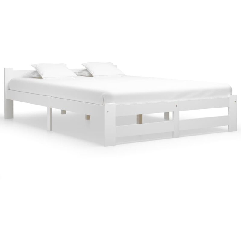 foto del prodotto vidaxl dormeuse estraibile senza materasso bianca legno pino 120x200cm