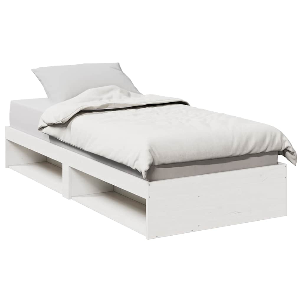 foto del prodotto vidaxl dormeuse senza materasso bianca 90x190 cm legno massello pino