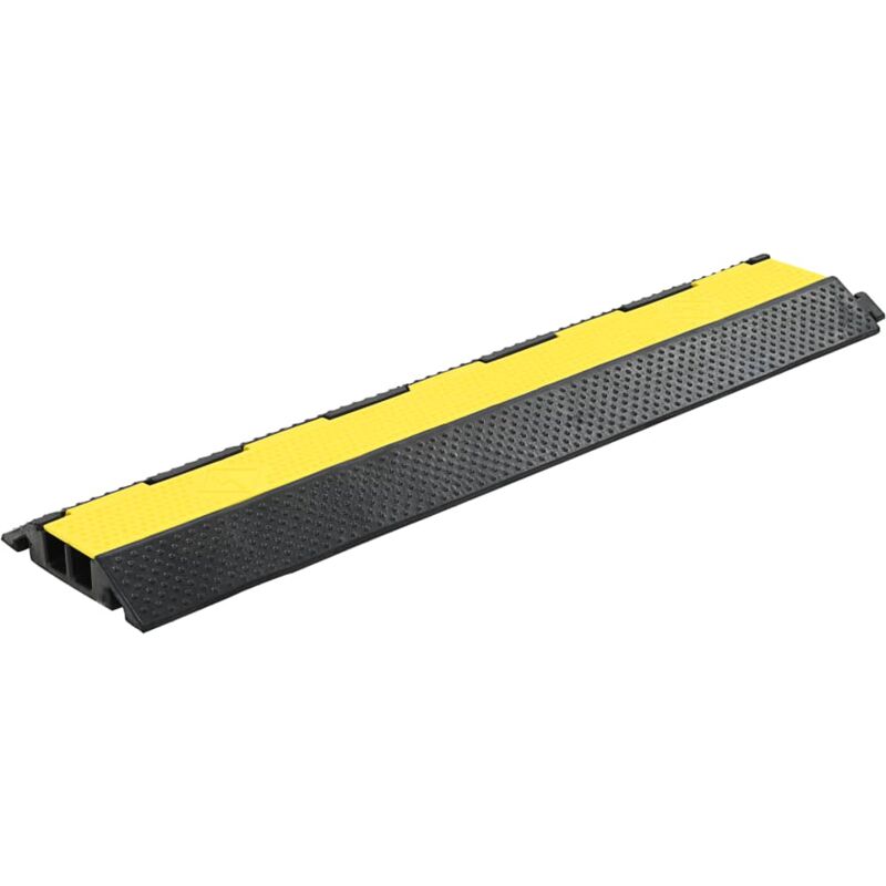 foto del prodotto vidaxl dosso passacavi 2 canali in gomma 101,5 cm