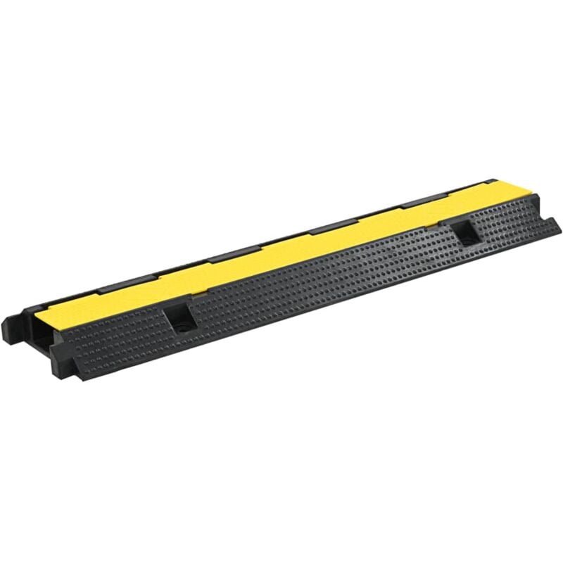 foto del prodotto vidaxl dosso passacavi con 1 canale in gomma 100 cm modelli 1 pz